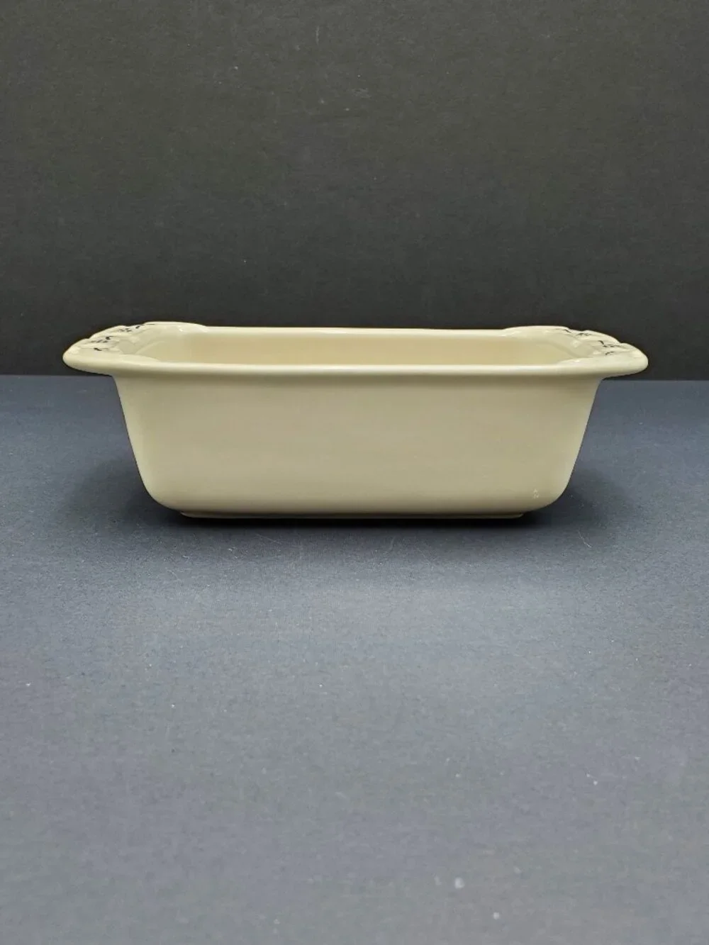 Longaberger Woven Traditions Classic Blue Small Loaf Dish Mini Loaf Pan